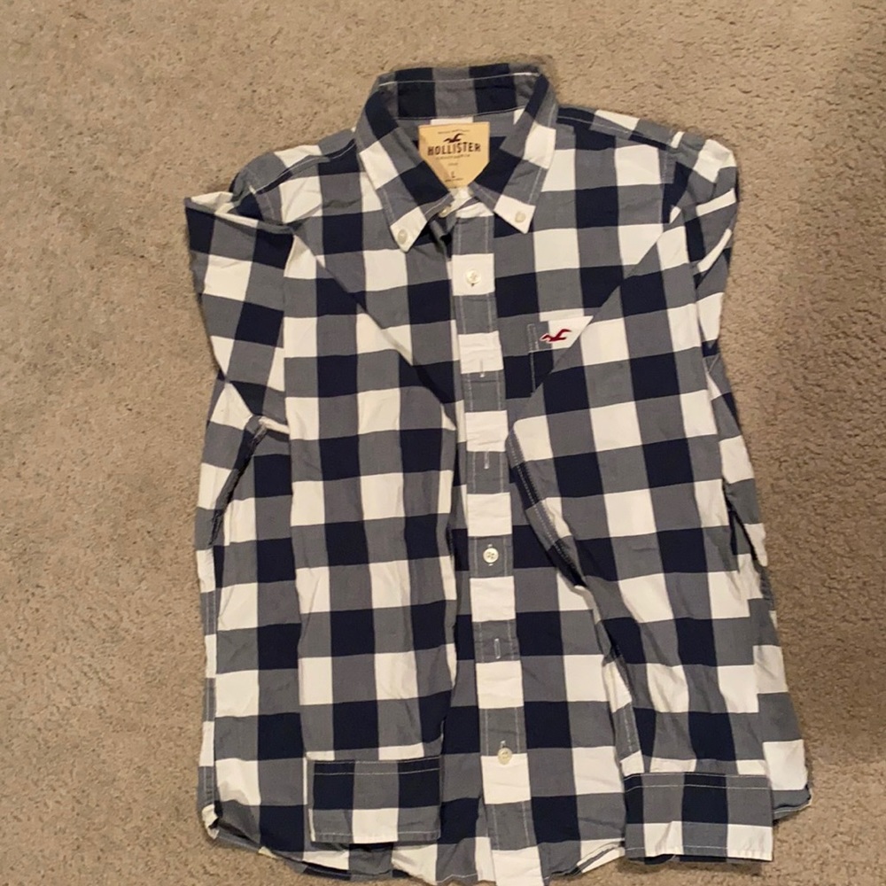 Hollister Plaid Button- Down Shirt